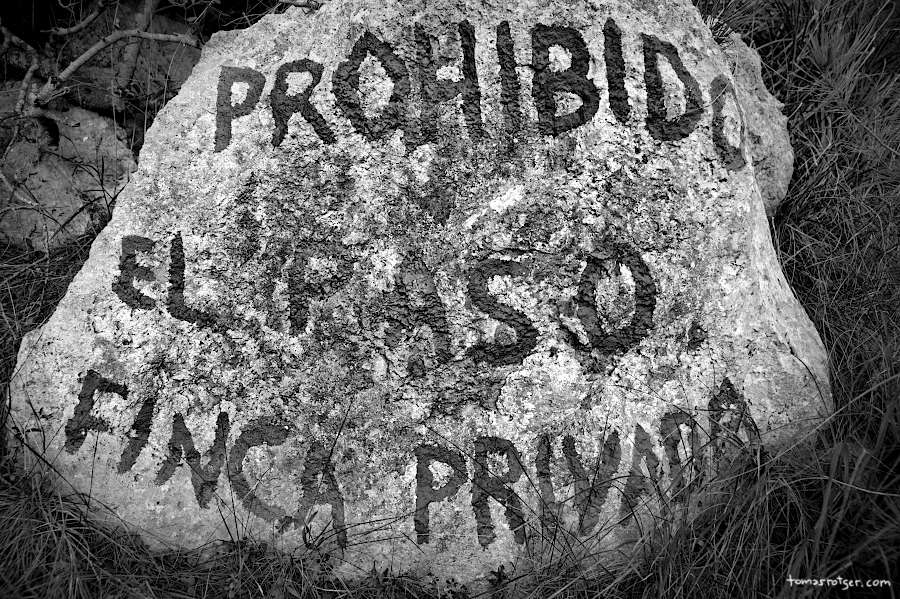 Prohibido el Paso - Finca Privada · Menorca